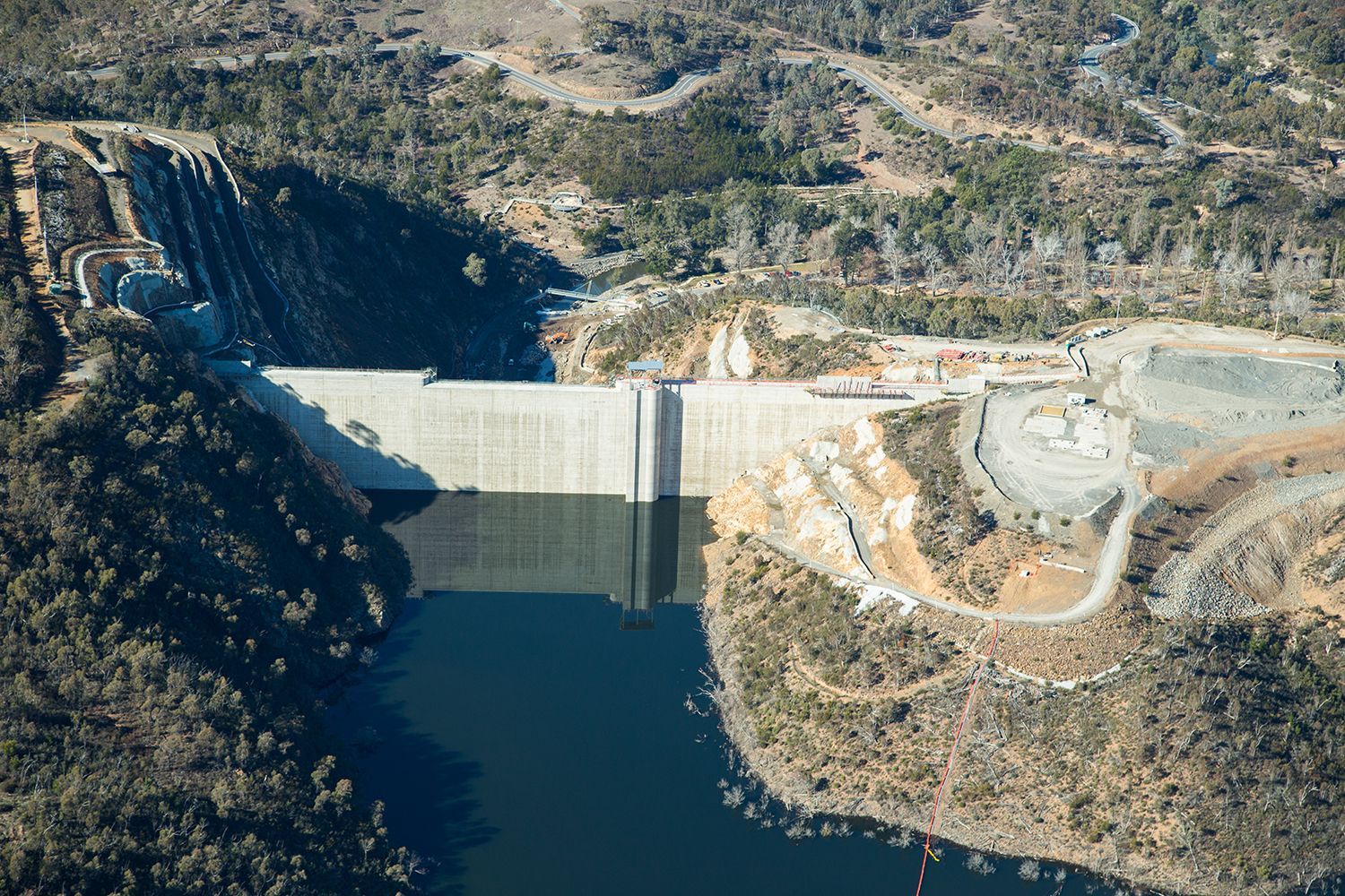 Our projects & specialisations | Enlarged Cotter Dam - John Holland