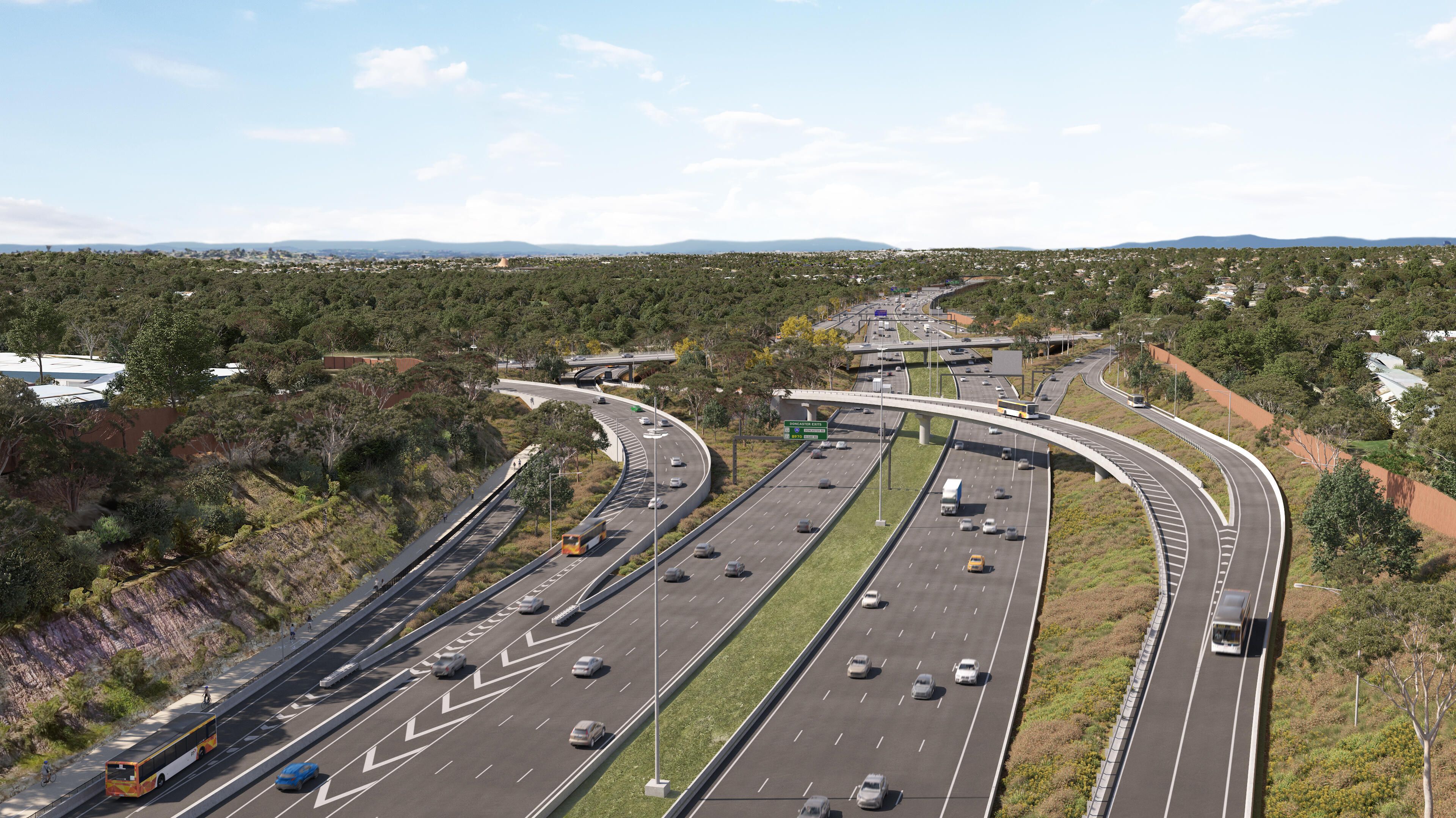 Getting on with the Eastern Freeway upgrades: Hoddle to Burke Alliance awarded contract to deliver a key component of the North East Link